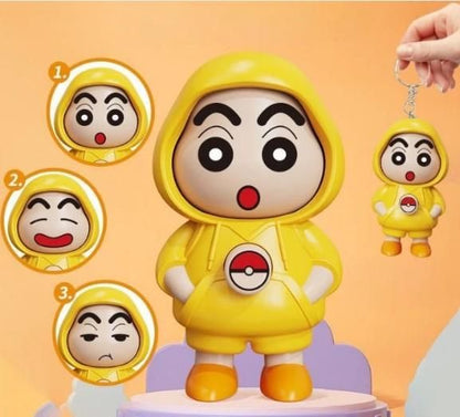 Shinchan Happy Hoodie Keychain